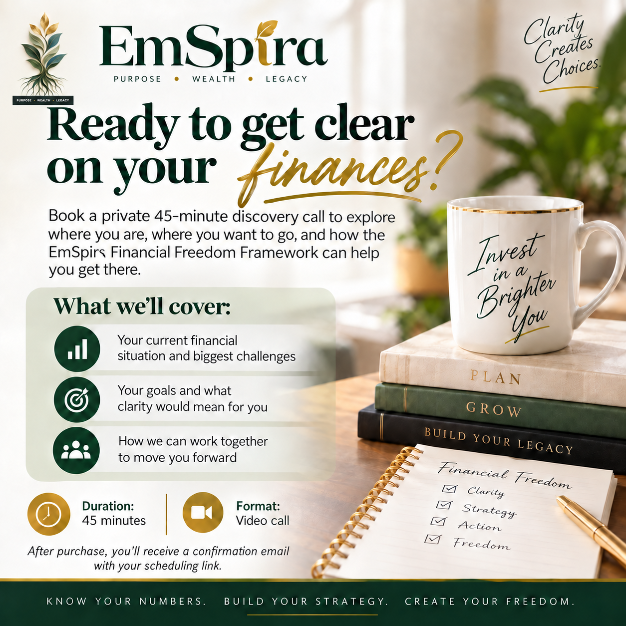 EmSpira 45-Minute Financial Clarity Discovery Call