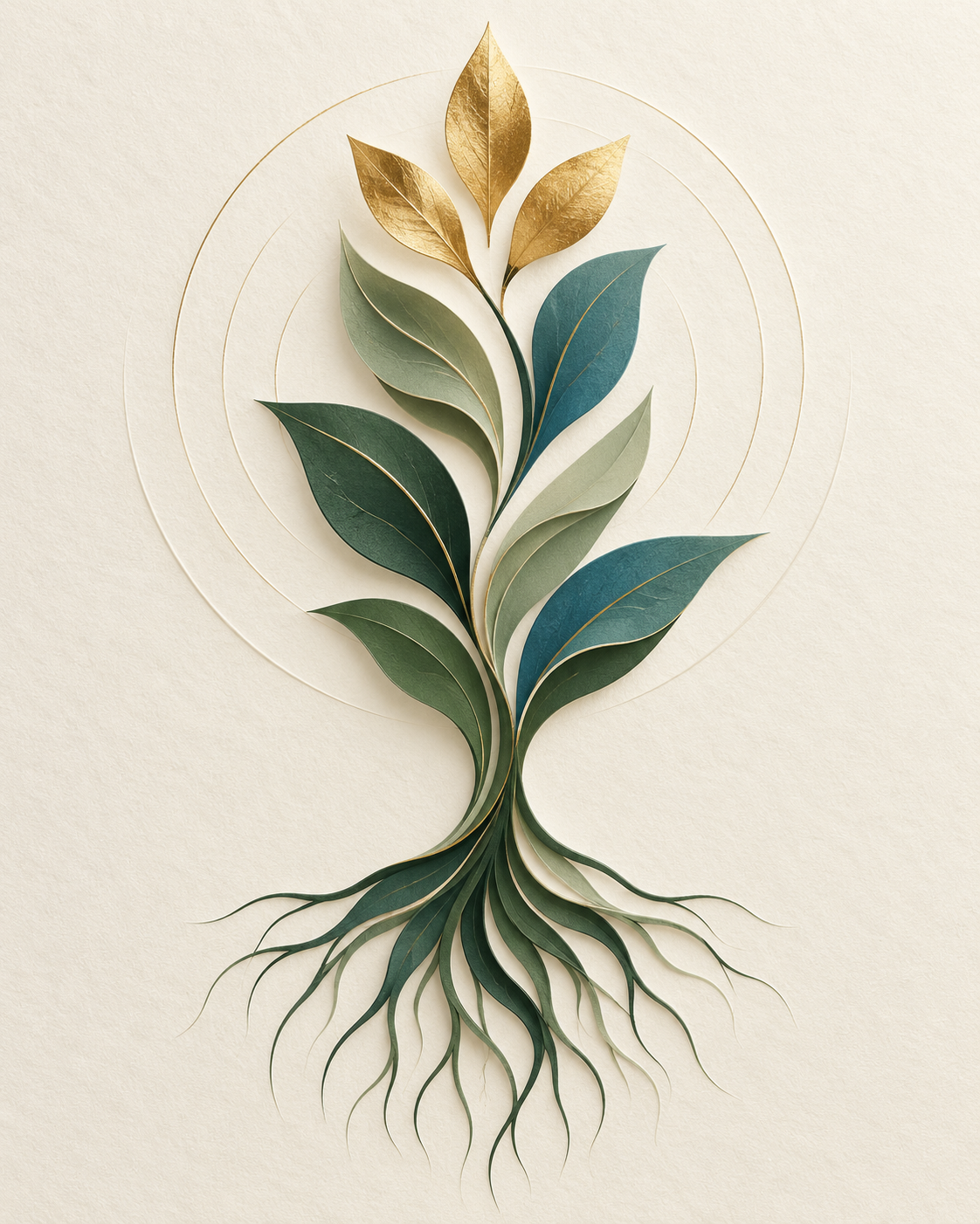 EmSpira rooted flower representing purpose, wealth, and legacy